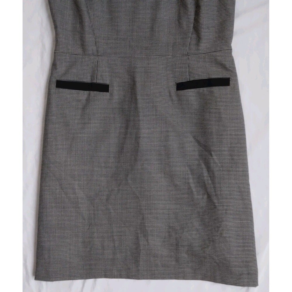 Brooks Brothers Dress Shift Sheath Houndstooth Black Career Women's Size 12P - Picture 3 of 12